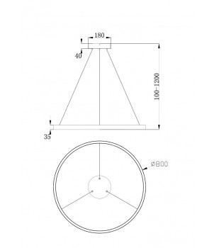 Lustra RIM MOD058PL-L42B4K