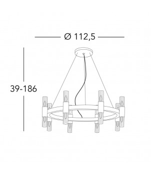 Candelabru GIRO 6010.81650