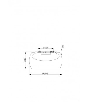 Plafoniera SOLEN MOD074CL-L13B3K