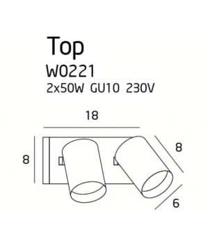 Aplica TOP 2 W0221