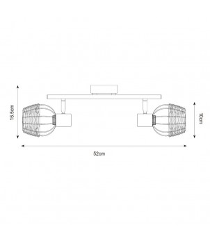 Plafoniera COPA R5022003-2TU