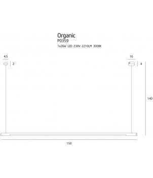 Lustra ORGANIC HORIZON P0359