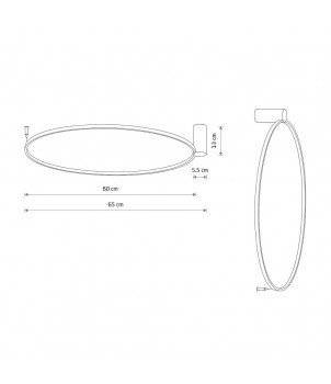 Plafoniera CIRCOLO LED S 4000K 10865