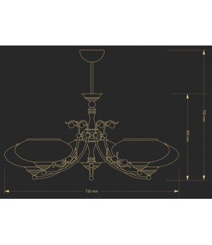 Candelabru CASAMIA CAS-ZW-5(P)