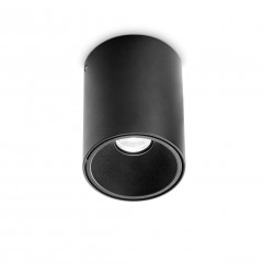 Spot Aplicat NITRO PL 25W ROUND NERO 322711