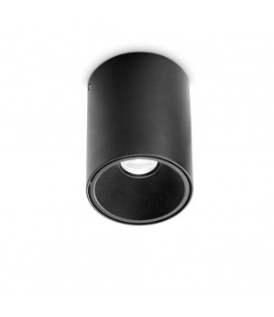 Spot Aplicat NITRO PL 25W ROUND NERO 322711