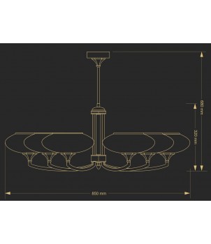 Candelabru DECOR DEC-ZW-6(P)