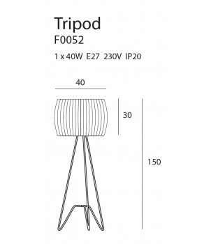 Lampadar TRIPOD F0052