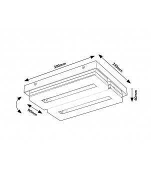 Plafoniera BLAS 75020