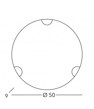 Plafoniera MOON A1306.13LED.3