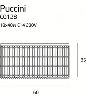 Plafoniera PUCCINI C0128