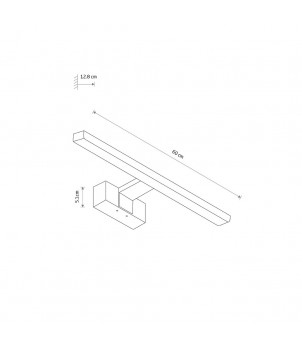 Aplica CEZANNE LED M 4000K 10681