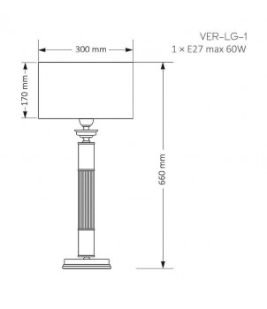 Veioza VERDE VER-LG-1(Z)