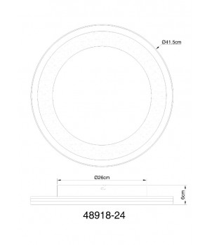 Plafoniera CLARINO 48918-24