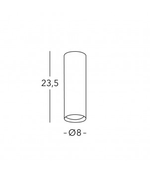 Spot Aplicat TUBE A1347.11.VinAg/23