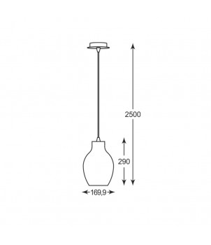 Lustra BRESSO P19066A-D18