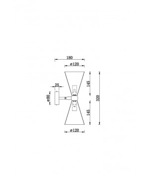 Aplica VESPER MOD108WL-02WG