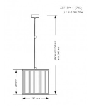 Lustra CERO CER-ZW-1(N)240