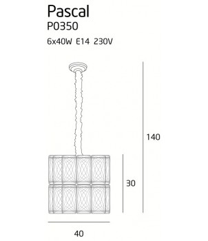 Lustra PASCAL P0350