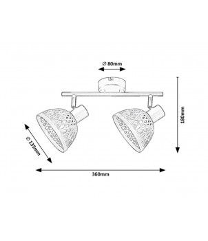 Lustra RATTAN 3134