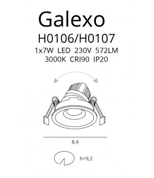 Spot Incastrat GALEXO H0107