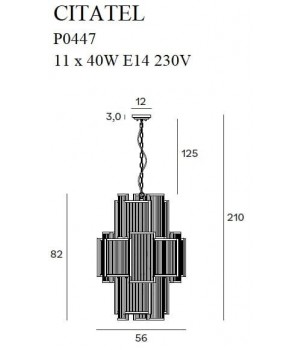 Candelabru CITATEL P0447