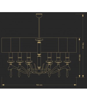 Candelabru SPARONE SPA-ZW-6(N/A)