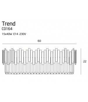 Plafoniera TREND C0164