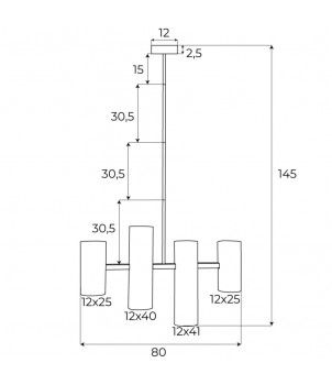 Lustra LAXER P0501