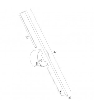 Aplica MERANO II W0348