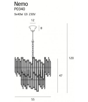 Candelabru NEMO P0340