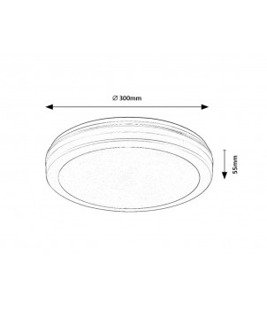 Plafoniera INDRE 77036