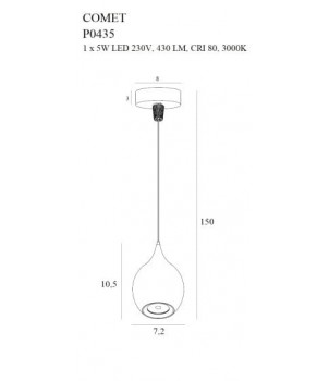 Lustra COMET P0435