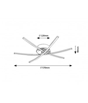 Plafoniera CYCLONE 4606