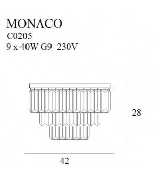 Plafoniera MONACO C0205