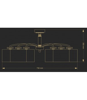 Candelabru ROSSANO ROS-PL-6(P/A)