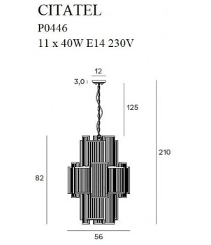 Candelabru CITATEL P0446