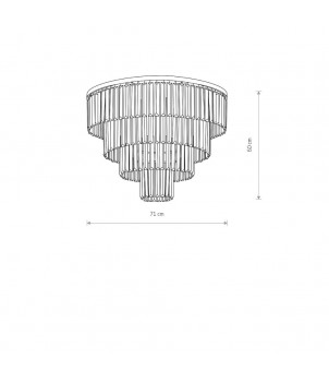 Plafoniera CRISTAL 7631