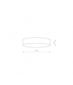 Plafoniera LID ROUND LED 35W 4000K 10417