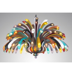 Candelabru SUPER DAVINCI MULTICOLOUR 640186 90/32+24+16+8 FROSTED