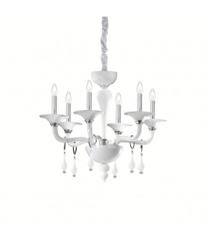 Candelabru MIRAMARE SP6 BIANCO 068183