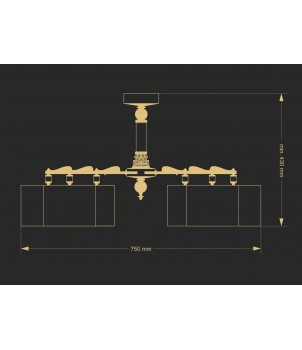 Candelabru MERANO MER-PL-6(P/A)