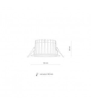 Spot Incastrat CL KEA LED 30W 4000K 8770