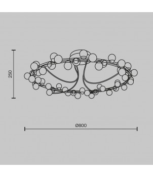 Lustra TESSARA MOD081CL-L48G3K