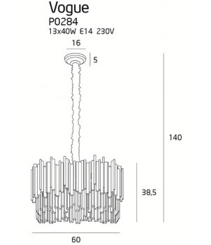 Candelabru VOGUE P0284