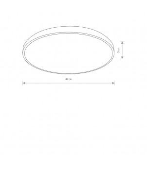 Plafoniera AGNES ROUND LED PRO 32W 4000K 10980