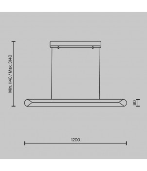 Lustra MOTION MOD276PL-L40W3K