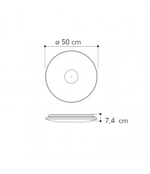 Plafoniera I-KAOS-PL50