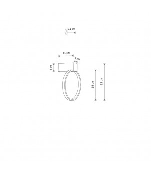 Aplica CIRCOLO LED XS 3000K 10808