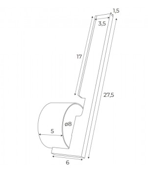 Aplica MERANO W0345